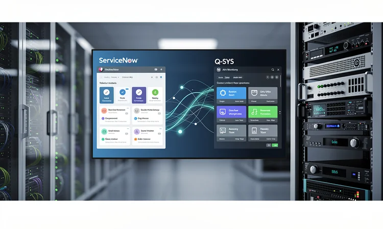 How Q-SYS and ServiceNow Integration Is Reshaping Enterprise AV Infrastructure Management