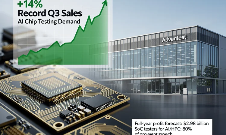 Advantest’s AI Tester Surge: Record Profits Amid Chip Complexity Boom
