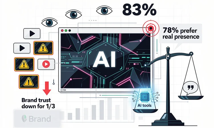 AI Videos Erode Brand Faith as Viewers Spot Synthetics Everywhere